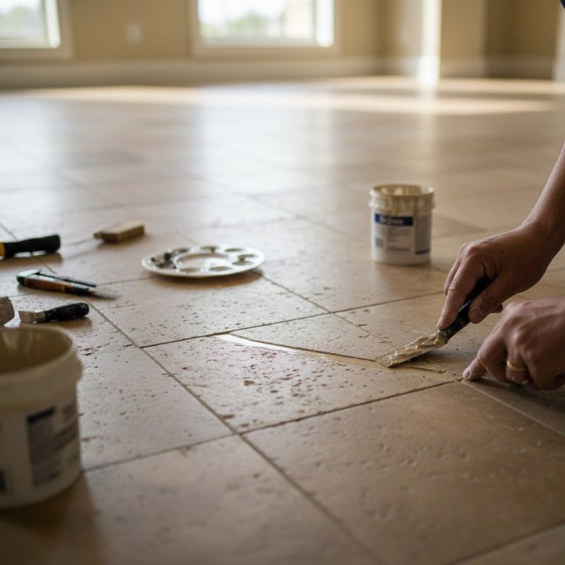 Floor Grout Repair detail